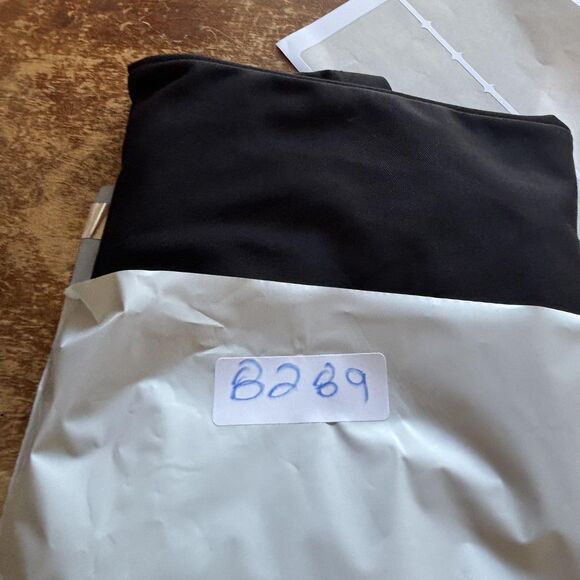 Nike Golf Polo Shirt Mens Large Black Pique Dri-FIT Blue Tree Logo 363807-010 - Picture 9 of 10